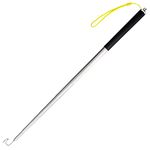 AHRYLXY Telescoping Pole with Hook Magnetic Pickup Grabber Tool, Telescopic Push Pull Rod Wire Grabber Tool Fish Stick, Telescopic Magnetic Pick-Up Tool