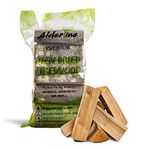 Alderline Kiln Dried Firewood Logs for Fireplace, Firepit, Chiminea, Campfires, Pizza Ovens and More, 25cm 22L Bag