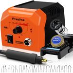 Wood Burning Pyrography Kit, Preciva Woodburner Pen Tool Set with Fast Heat Up Soldering Iron Station, 40W 250-750℃ Adjustable Temperature, 20 Tips and Stand for Wood Engraving Craft