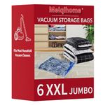 Vacuum Storage Bags 6XXL, Space Saver Sealer Bags, Airtight Compression Bags for Clothes, Pillows, Comforters, Blankets, Bedding