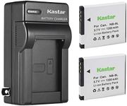 Kastar Battery (2-Pack) and AC Charger for Canon NB-8L NB8L CB-2LA CB-2LAE and Canon PowerShot A2200, PowerShot A3000 is, PowerShot A3100 is, PowerShot A3200 is, PowerShot A3300 is Digital Cameras