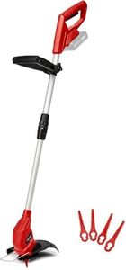Einhell Coupe-bordures sans fil GC-CT 18/24 Li Power X-Change ( 18V, poignée de guidage télescopique à l'infini, 20 lames en plastique incluses) Livré avec Batterie 2,0 Ah et Chargeur