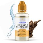 Sea Salt and Driftwood Fragrance Oil - 10ml | Perfect for Candle and Soap Making, Wax Melts, Diffuser, Burner | Great for use in Bath Bombs, Scented Perfume | Vegan & UK Made by SimplyScented