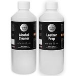 Scratch Doctor Leather Preparer Kit Leather Prep and Alcohol Cleaner Solution Removes Dirt Grease Grime and Preps Leather Surfaces for Recolouring (500ml)