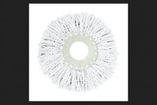 Casabella Spin Cycle Mop Head Refill, 1-Count, White