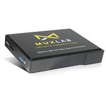 MuxLab Video Capture & Streaming Device | USB 3.0 HDMI Loop Out | HD Video Capture | HDMI Capture Card 1080p/60 | Windows 10 | Linux | YouTube | OBS | Twitch | PS3 | PS4 | Xbox| Stream and Record for Gaming