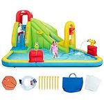 GLACER Inflatable Bounce House w/Sl