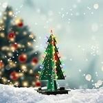 AZDelivery DIY 3D Christmas Tree Electronic Soldering Assemble Kit 7 Colour Flash Circuit LED Including E-Book! (Pack of 3)