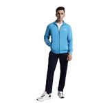 hummel Promo Men's All weather Regular Fit Track Suit with Zipper and Pockets Comfortable Breathable Stretchable Soft Fabric For Everyday Use Ideal for Gym Training or Running Loungwear