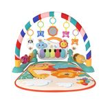 Eners Baby Gyms Play Mats Musical Activity Center Baby Piano Gym Mat Playmats Floor Gyms Playmate for Babies Tummy Time Baby Mat Toys for Newborn Toddler Infants