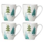 Lenox 880069 Balsam Lane Mugs, Multicolor