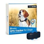 Tractive Waterproof GPS Dog Tracker - Location & Activity, Unlimited Range & Works with Any Collar (Dark Blue)