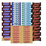 Fun Size Chocolate Bars Multipack - Mixed Variety of 71 Minis Individually Wrapped Chocolate Bars with Topline Card. 1425g Bulk Chocolate for Chocolate Gift, Party Bag, Chocolate Hamper, Movie Night