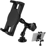 Mippko Metal Drill Base Tablet Mount,iPad Holder for Truck/Car/Van/Boat/Wall/Desk/Commercial Vehicle,Compatible with 7~12.9" iPad/Nexus/Fire HD/e-Book/LG G,360°Adjustable Aluminum Alloy Mount