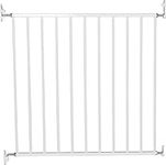 BabyDan No Trip, Covers openings between 72-78.5 cm/28.4-30.9 inches, Basic Stair Gate/Baby Gate/Safety Gate, Metal, White, Made in Denmark - (Pet Gate/Dog gate)