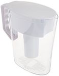 Brita 5 Cup Filter Pitcher, Reduces Chlorine taste and odour from Tap Water, Filters 151 Litres, Slim, White