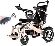 Electric Wheelchair,250W Dual Motor, with Remote Automatic Folding functionfolding Electric wheelchais Suitable for Elderly Disabled Cruising Range 12,42 (in) Maximum Load: 330 (lb),A