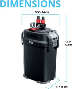 Fluval 307 External Aquarium Filter – High Performance Canister
