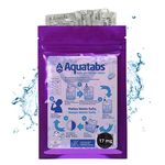 Aquatabs Nadcc 17mg x 100 World's #1 Water Purification Tablets 1 tablet treats 2-5 litres Purify tank camping prepping