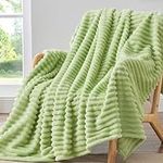 BEDELITE Sage Green Throw Blanket f