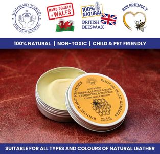 Beeswax Leather Balsam Conditioner & Restorer 100ml – Natural, UK Made