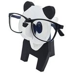 VIPbuy Panda Shaped Wood Glasses Holder, 3D Wooden Puzzle Eyeglasses Stand Pets Spectacle Holder Sunglasses Display Rack Gifts Home Office Desk Decor