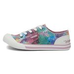 Rocket Dog Jazzin Tie Dye Womens Multi Canvas - Size 5 UK - Multicolour