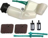 FS45 Gas Fuel Tank Assembly for FS38 FS45 FS46 FS55 KM55 String Trimmer Brushcutter Replaces 4232 350 0411 Trimmer Fuel Tank with Air Filter Fuel Line Kit