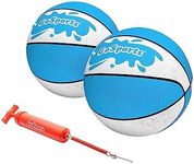 GoSports Water Basketballs 2 Pack - Size 6 (9 Inch), Great for Swimming Pool Basketball Hoops