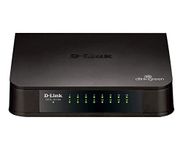 D-Link DES-1016A 16 Port 10/100 MBPS Switch, Black, 20.8 x 6.8 x 25.6 cm