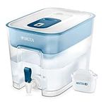 BRITA Flow XXL fridge water filter tank for reduction of chlorine, limescale and impurities, 8.2 Litre -Blue