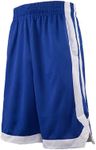 TopTie Men's 7" Mesh Basketball Shorts with Pockets for Men, 2-Tone Active Athletic Shorts, Workout Shorts for Adult-NavyBlue-XL