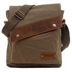 Yimidear® Men's Retro Canvas Bag Messenger Bag Single Shoulder Bag Briefcase (green)