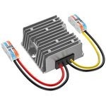 12V to 24V DC Step up Converter 10A 240W, 12V to 24V Converter with Wire Terminal Block, 12 to 24 Volt Step up Converter for Golf Cart Truck Vehicle Boat (Accept DC9-20V Inputs)