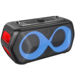 BUGANI Bluetooth Speaker Wireless,80W Peak Outdoor Speakers Bluetooth Loud Party Speaker Large Portable Waterproof Bluetooth Speakers with Colorful Lights,Subwoofer/Deep Bass/DSP/Stereo Pairing/EQ/32H