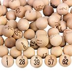 S&S Worldwide Wooden Bingo Balls (Pack of 75)