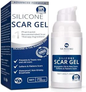 100% Silicone Scar Gel Scar Cream - Advanced Scar Gel for Surgical Scars, C-Section, Stretch Marks, Acne, Injury, Burns, Keloids, Old and New Scars 1.06oz(30g) (Maximum Strength 100% Silicone)