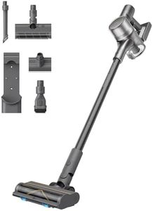 Dreametech R20 Cordless Vacuum Cleaner with Dual Brush Head, Smart Stick Handheld Vacuum，Powerful Rechargeable Vacuum Cleaner, 90 Mins Max Runtime, Perfect for Hard Floor Carpet Pet Hair