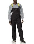 Viking Journeyman 420D Waterproof Bib Overalls for Men and Women - Abrasion-Resistant Nylon Overalls, Breathable Mesh Lining, Black - 2X-Large