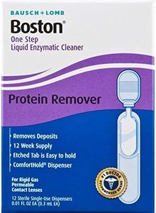 Bausch & Lomb Boston One Step Liquid Enzymatic Cleaner, Protein Remover 3.60 mL (Pack of 6)