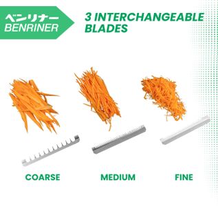Benriner Mandoline Slicer – Adjustable Blade, Ivory
