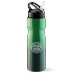 Celtic F.C. Water Bottle with Straw - Metal Water Bottle for Football Fans Sports Work School Gym Celtic Gifts for Men