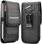 Caseswill Phone Holster for Samsung Galaxy Z Fold6 Fold5 Fold4 S24 S23 S22 S21 S20 FE Note20 Ultra A06 A05S A15 A25 A35 A55 A14 A34 A54 A03S A13 A23 A33 A53 A73 5G Case Nylon Pouch Belt Clip Holster