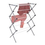 Honey-Can-Do DRY-09065 Collapsible Clothes Drying Rack Steel,White / Siver