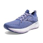 Brooks Women’s Glycerin StealthFit 20 Neutral Running Shoe, Blue/Pastel Lilac/White, 9