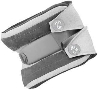 trtl Pillow Plus, Travel Pillow - Fully Adjustable Neck Pillow for Airplane Travel, Car, Bus and Rail. (Charcoal) Includes Water Proof Carry Bag and Setup Guide Travel Accessories