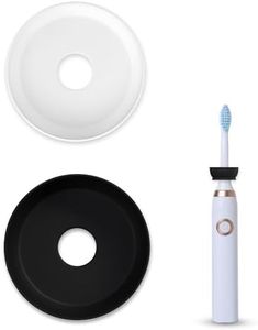 Koettco The Drip Dodger Electric Toothbrush Drip Guard (Pack of 2) – Adjustable Silicone Ring to Keep Charging Base Clean – Fits Oral-B, Sonicare & More – Dishwasher-Safe - Stops Paste & Water Mess