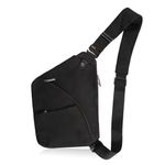 OSOCE Anti Theft Travel Bag, Mens Sling Chest Bag, Crossbody Multi Pockets Shoulder Bag Waterproof Bags Cover Pack Casual Cycling Hiking for Men Women