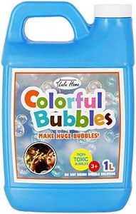 Lulu Home Bubble Concentrated Solution, 1 L/ 33.8 OZ Bubble Refill Solution Up to 2.5 Gallon for Kids Halloween Party Bubble Machine, Giant Bubble Wand, Bubble Gun Blower (Blue)