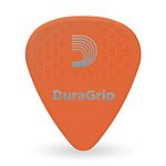 D'Addario DuraGrip Guitar Picks, 10 Pack, Light, Orange (7DOR2-10)